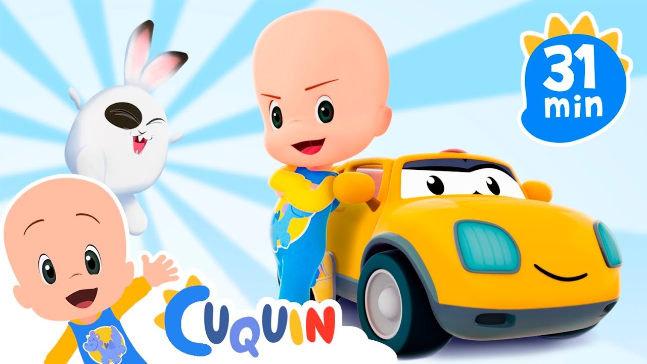 ¡¿Coches en los cubos de colores?! 🚗▶️ | ¡Coches de animales! 🚗🐷 - Juega con Cuquín