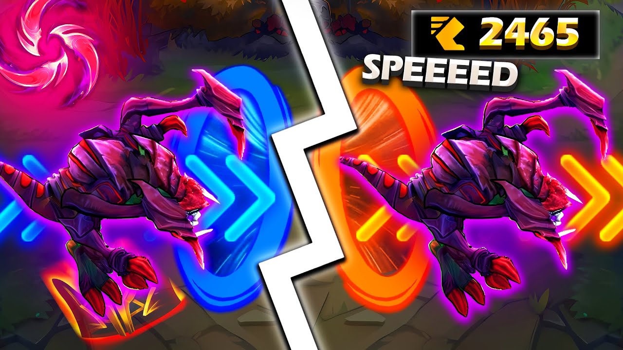 So I tried the UNSTOPPABLE SPEED Cho'Gath Build (TANK ASSASSIN)