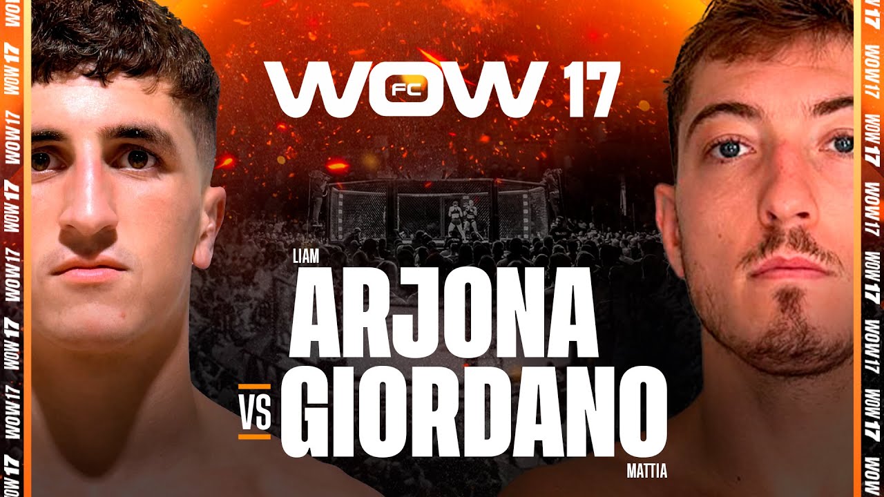 WOW 17 Madrid | Liam Arjona vs Mattia Giordano | Combate Completo | MMA Full Fight
