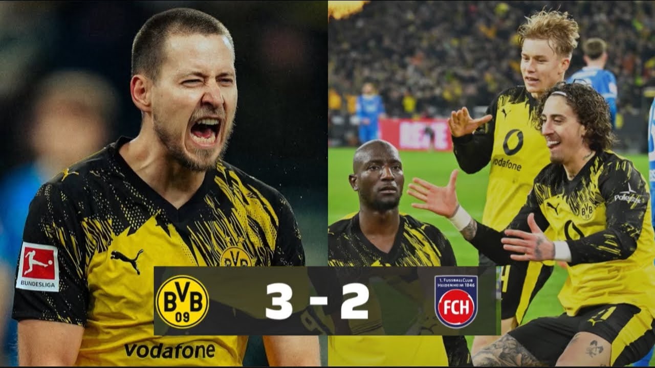 Dortmund gegen Heidenheim 3-2 Highlights 
