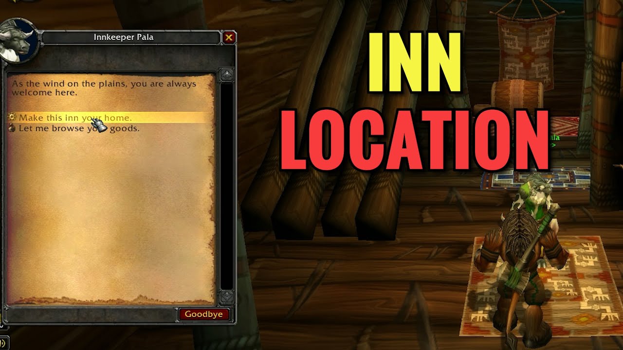 Thunder Bluff Inn Location (WoW Classic)