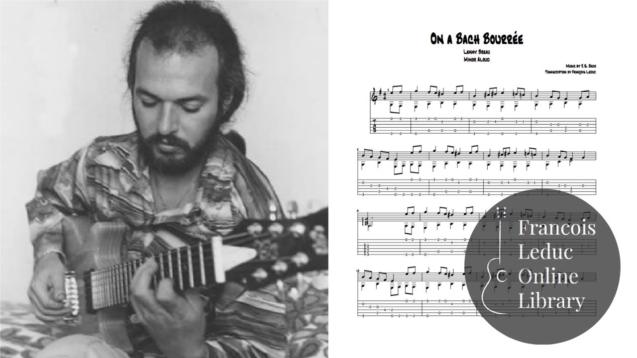 On A Bach Bourrée - Lenny Breau (Transcription)