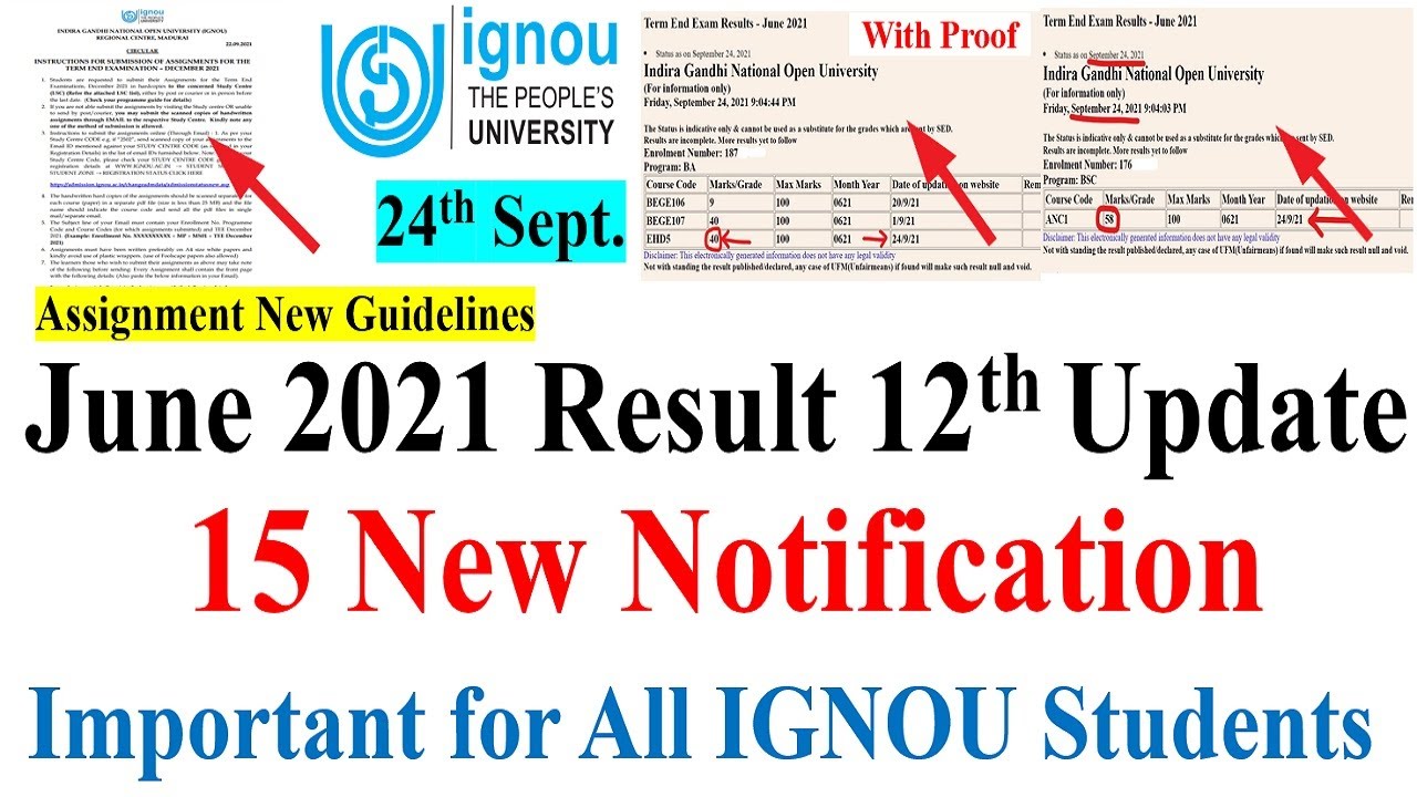 June 2021 Exam Result 12th Update Published | Assignment Submission New Guidelines, Practical Notice