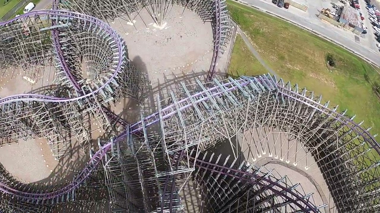 Iron Gwazi Busch Gardens Tampa front row POV 10/10/2022