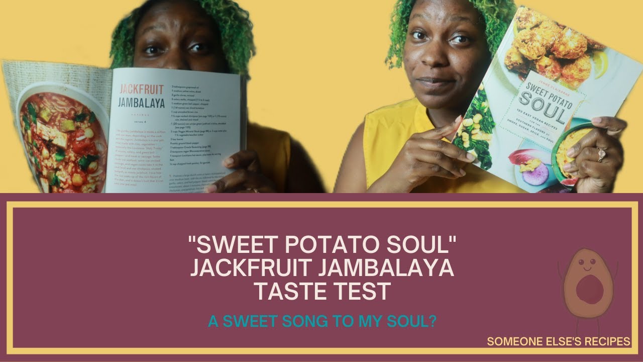 Jenne Claiborne's 'Sweet Potato Soul' Jackfruit Jambalaya Taste Test | Amazing Plant Based Jambalaya
