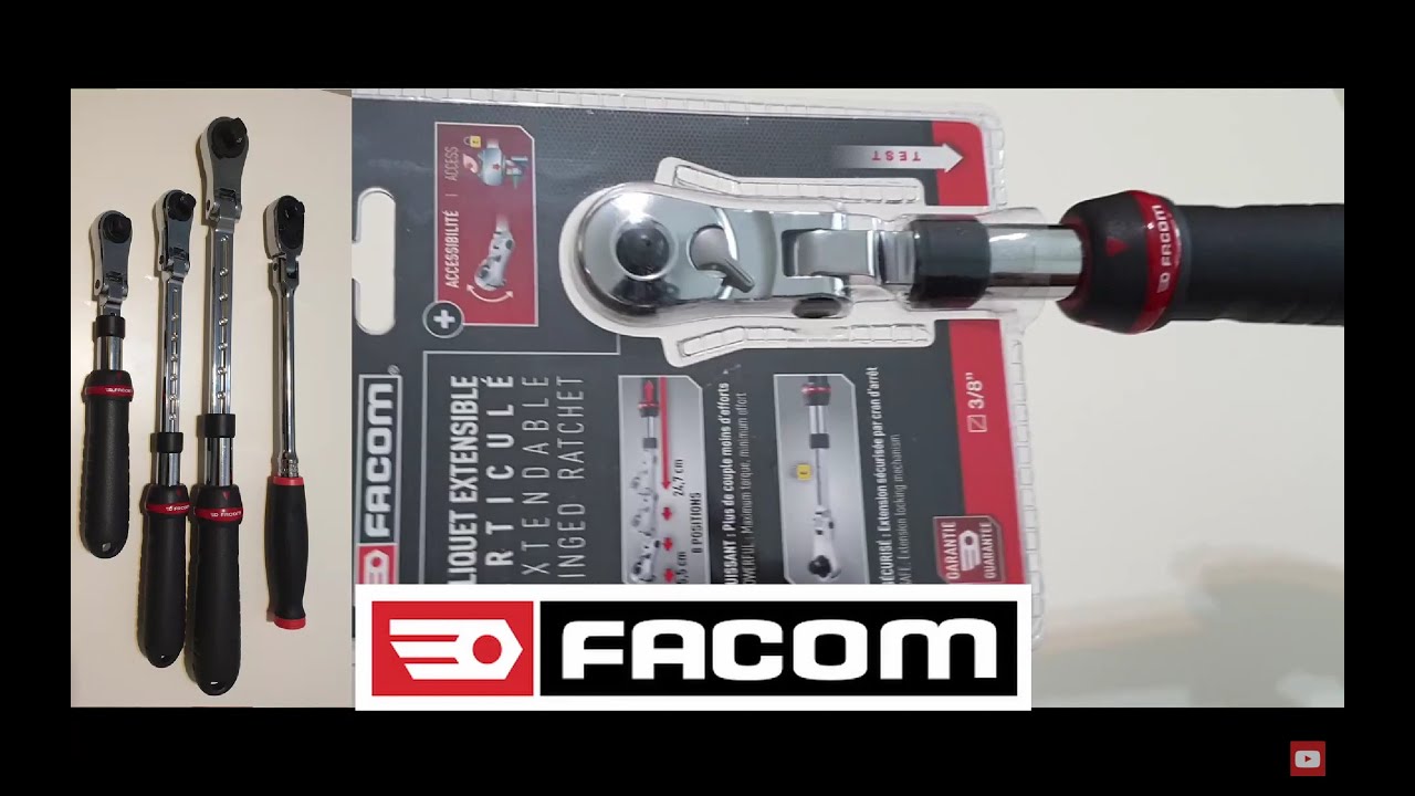 Unboxing of Facom 3/8'' Extendable Flex Head Ratchet (JXL171) Snap on of France