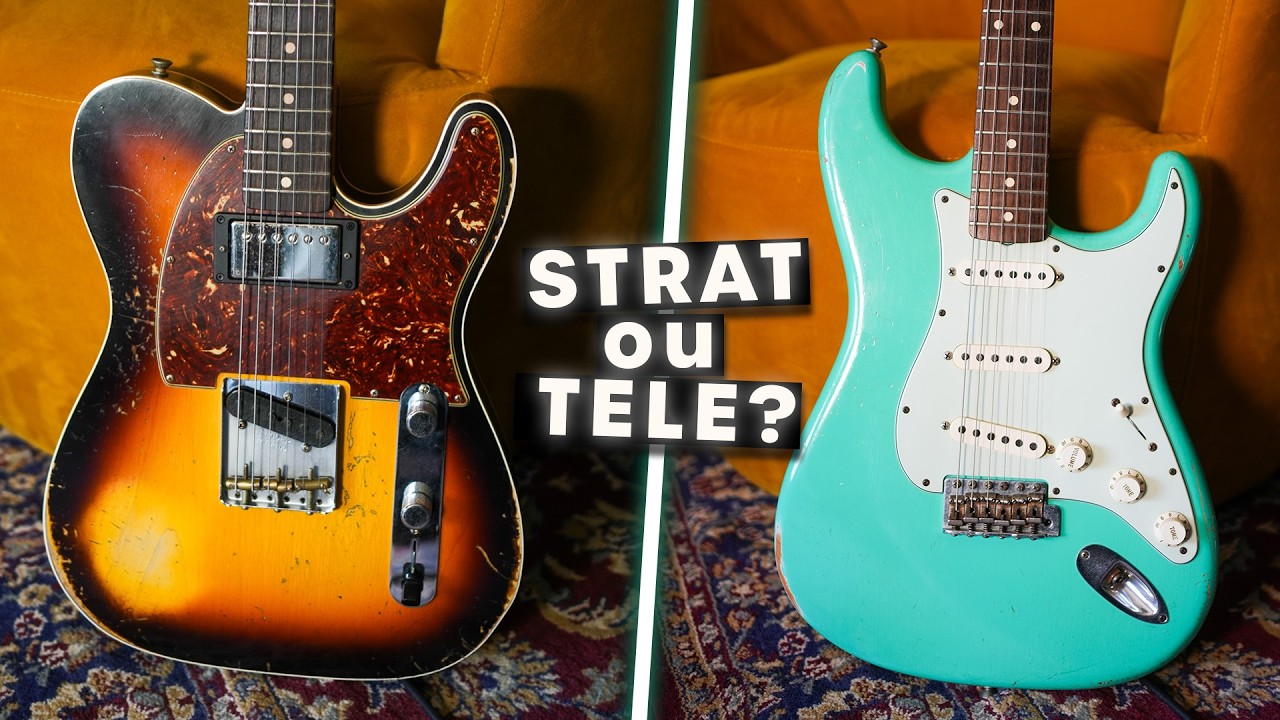 Vous hésitez entre une Stratocaster et une Telecaster ?