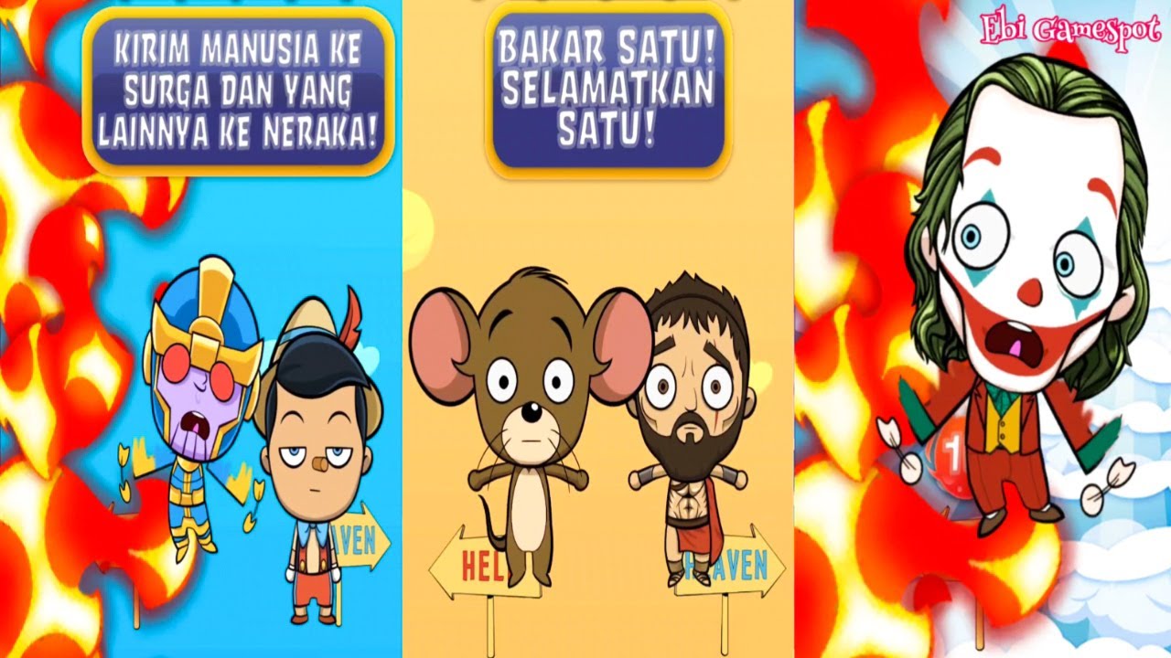 Malaikat Melempar Orang Yang Masuk Surga Atau Neraka - Game Judgment Day @Ebi Gamespot