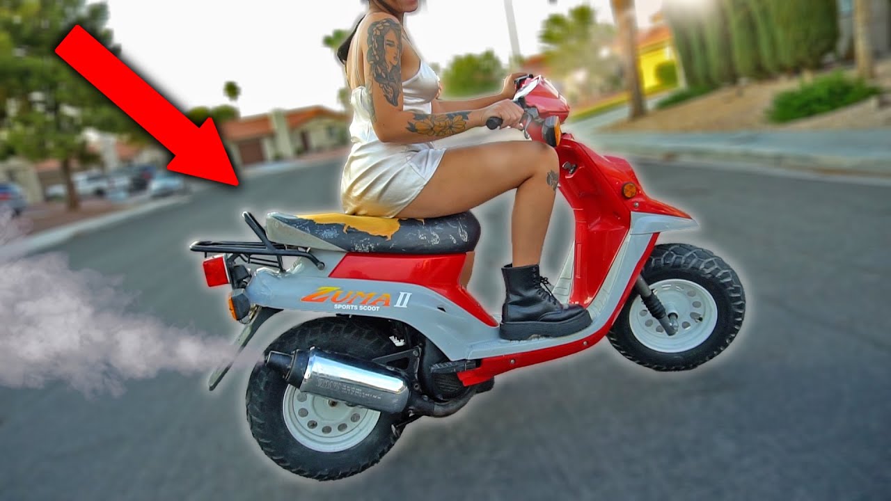 it RUNS! MINT 1990 Yamaha ZUMA PREBUG BWS Scooter