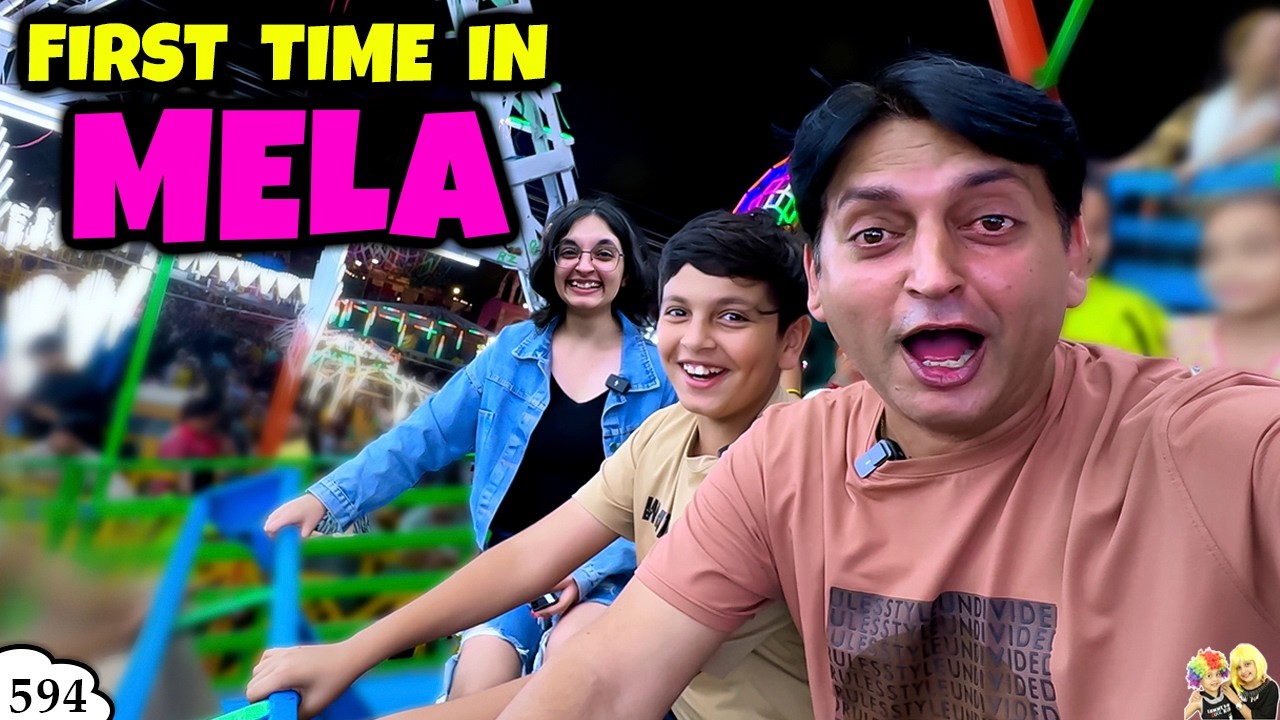 FIRST TIME IN MELA | Ep 594 | Family Travel Vlog to Ramleela in Delhi | Aayu and Pihu Show