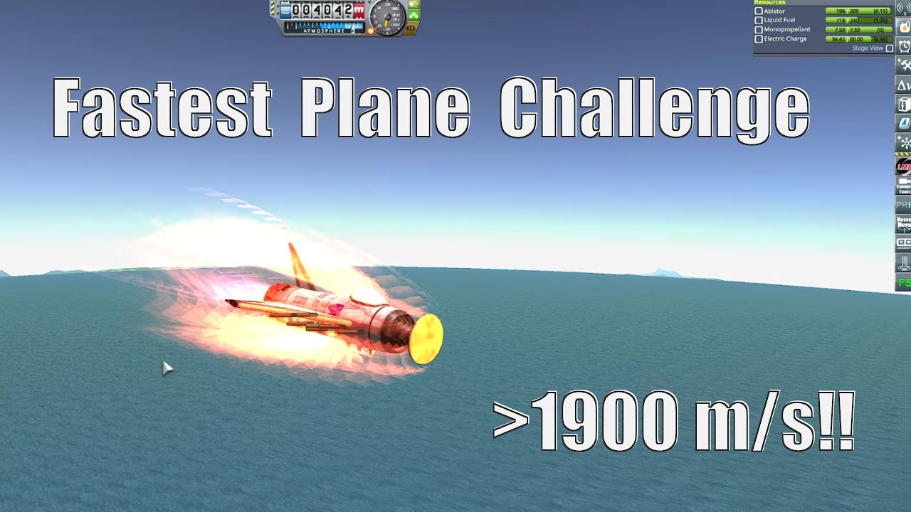 KSP: Испытание самого быстрого самолёта! &mdash; Без модов и ракет