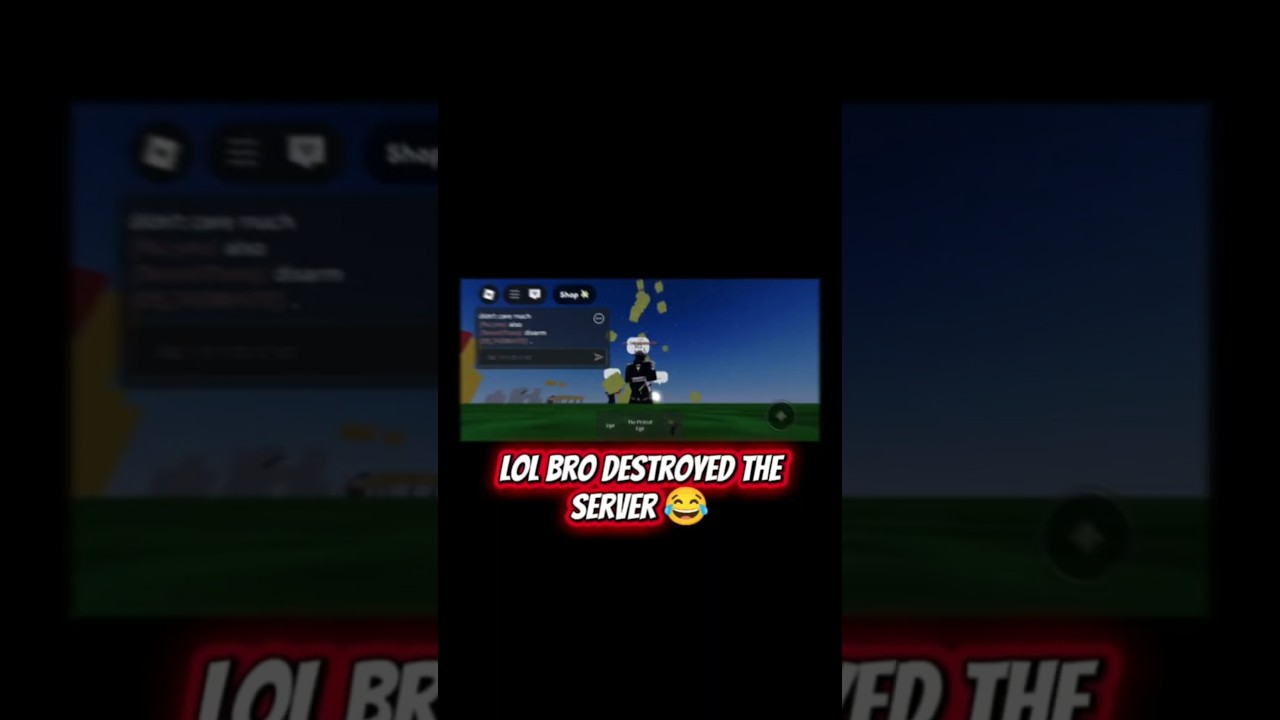 Roblox chosen one - Hacker destroyed server 🔥#roblox #chosenone #hacker #exploit #hack #edit #shorts