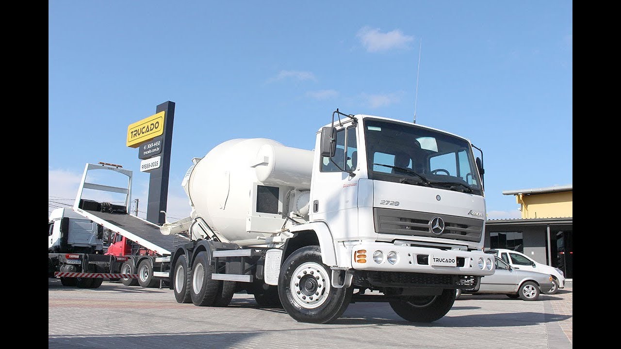 MB ATRON 2729 6X4 - 2014 - BETONEIRA LIEBHERR 8M³ 2014 - Trucado Caminhões (VENDIDO)