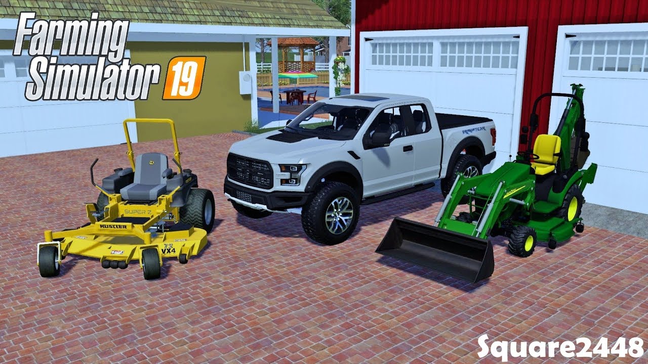 Mowing The Lawn! | Extending Driveway | New Front Door & Yard Tools | Homeowner Series | FS19