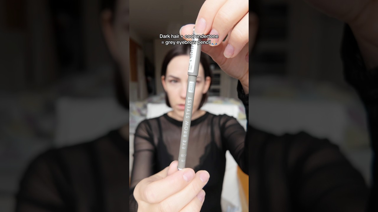 Cool toned skin and dark hair? This is your brow pencil color! 