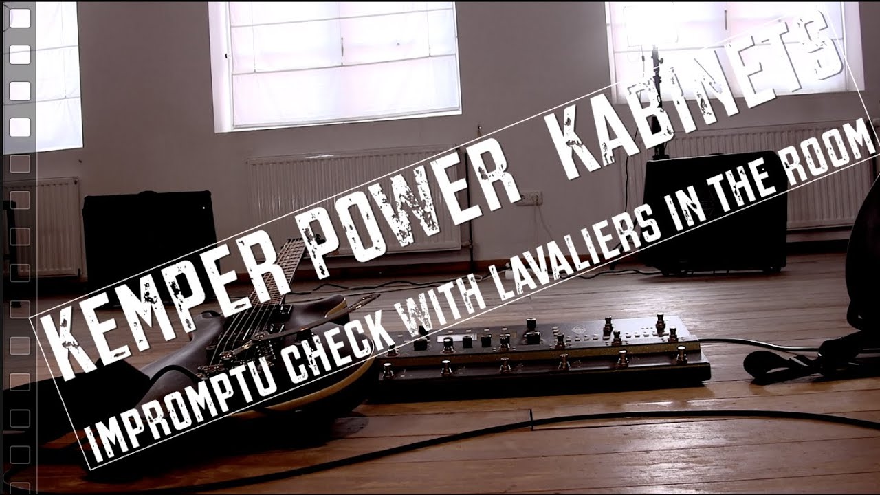 The RigAdvisor - KEMPER Power Kabinets and the PROFILER Stage - In a white room!