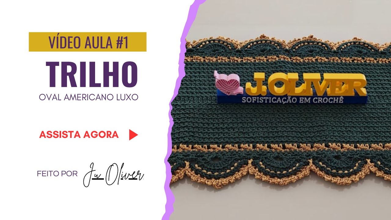 TRILHO OVAL AMERICANO LUXO VÍDEO AULA #1
