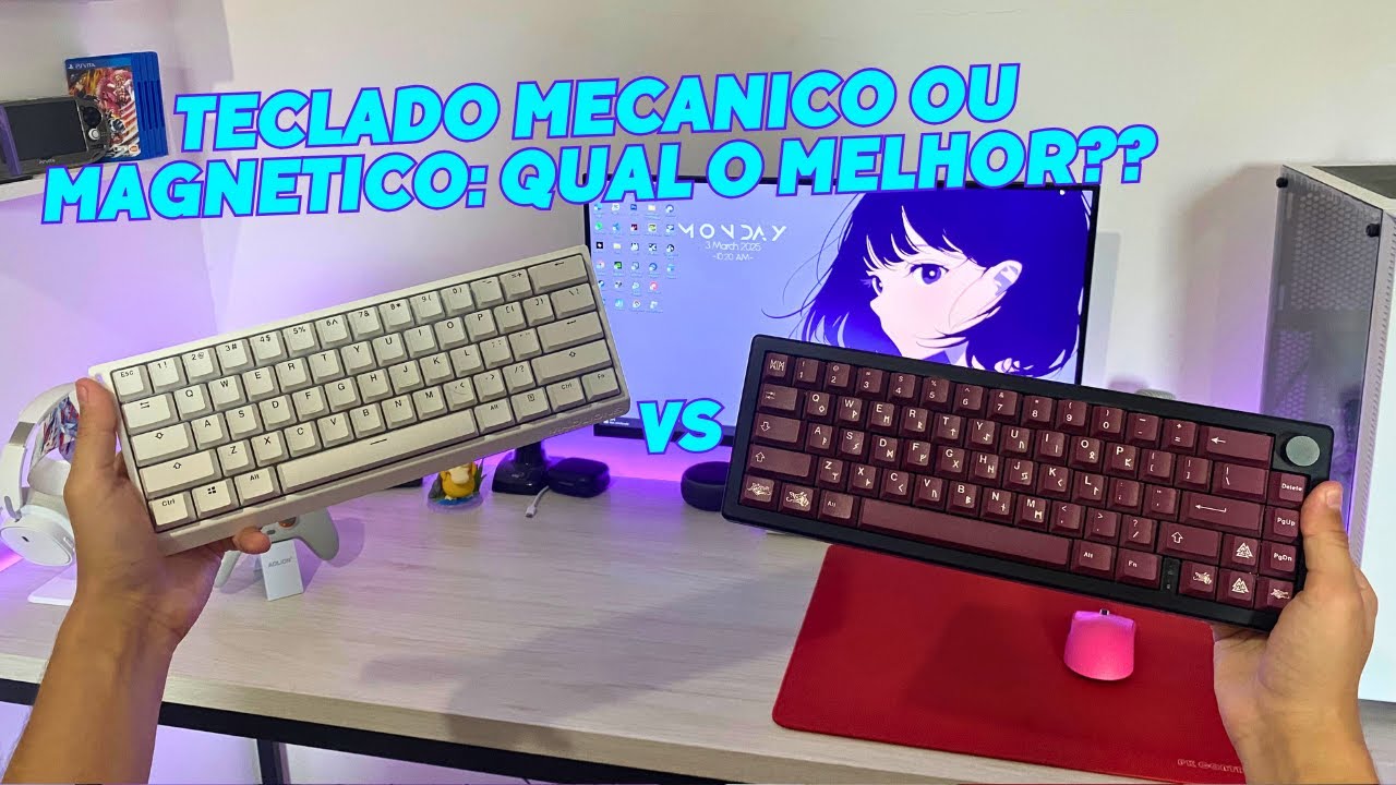 TECLADO MECANICO X TECLADO MAGNETICO: QUAL COMPRAR??