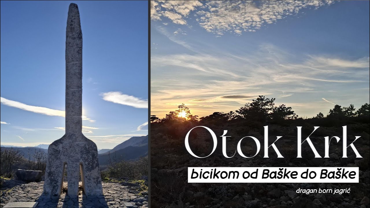 Kružna vožnja biciklom po otoku Krku, 4K