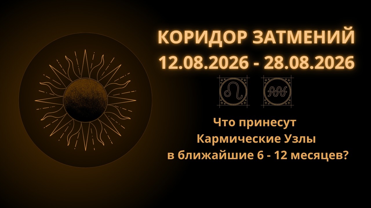Кого Затронет Коридор Затмений 12 08 2026   28 08