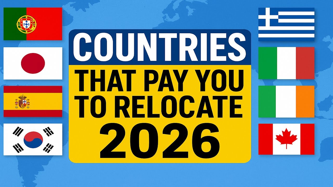 Top 10 Countries Paying Foreigners to Relocate in 2026