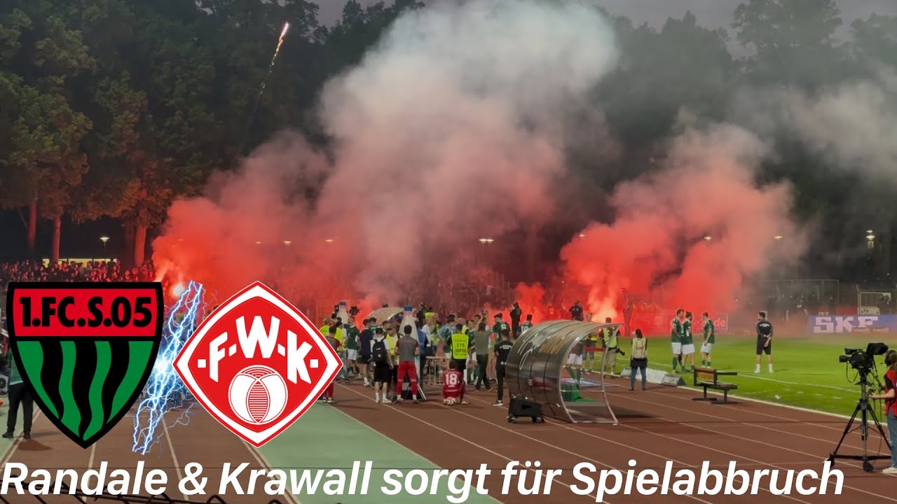 1.FC Schweinfurt 05 - Würzburger Kickers | Randale & Krawall, Pyroshow, Choreos und Meisterfeier