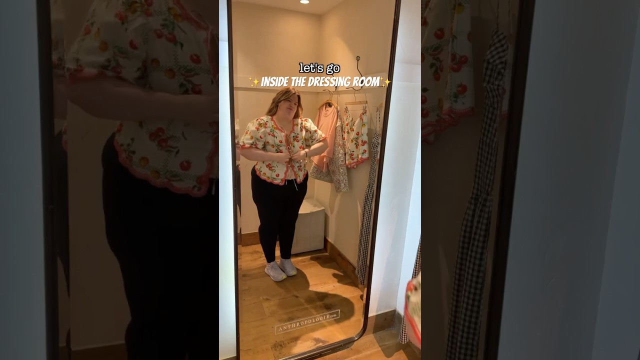 plus size shop with me @ Anthropologie in London 🎀 