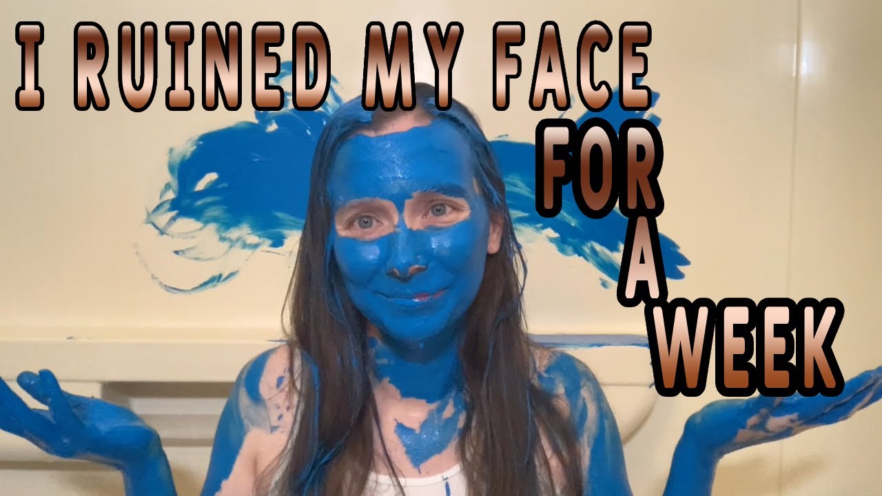 Smearing Blue Paint on my FACE, then seeing that in Reverse