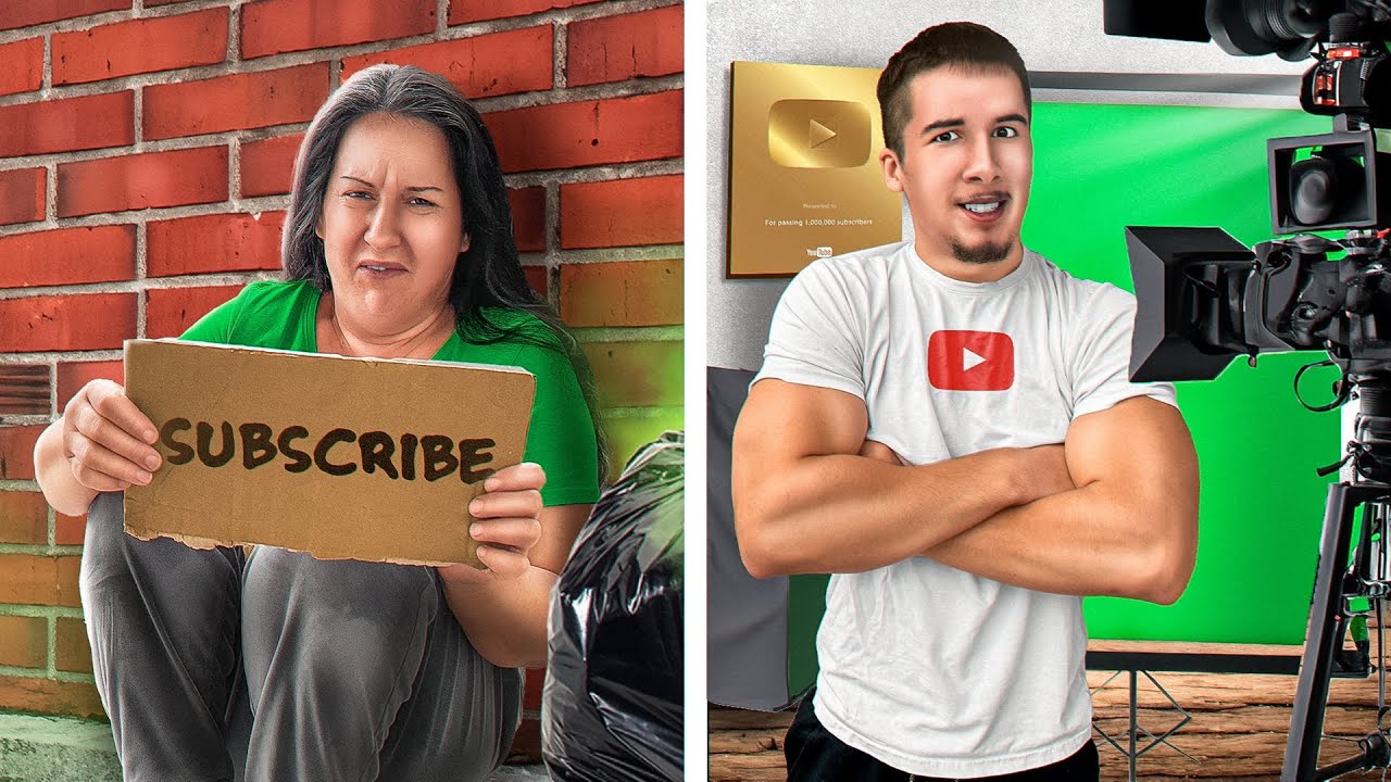 SIROMAŠNI YOUTUBER VS BOGATI YOUTUBER