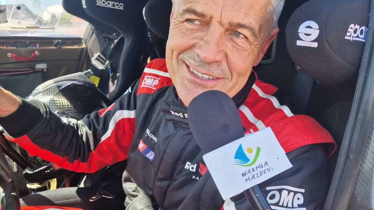 Krzysztof Hołowczyc po OS6 AKPOL Mikołajki Rally