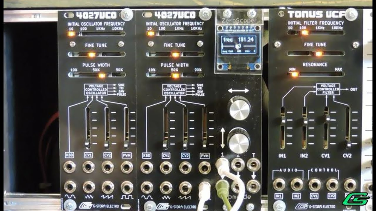 GSE 4027 VCO Eurorack Module (ARP 2600, Odyssey) [Demo 1]