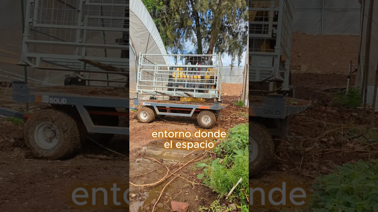 Remolque CUADRAX  #agricultura #remolques #remolque #vivero