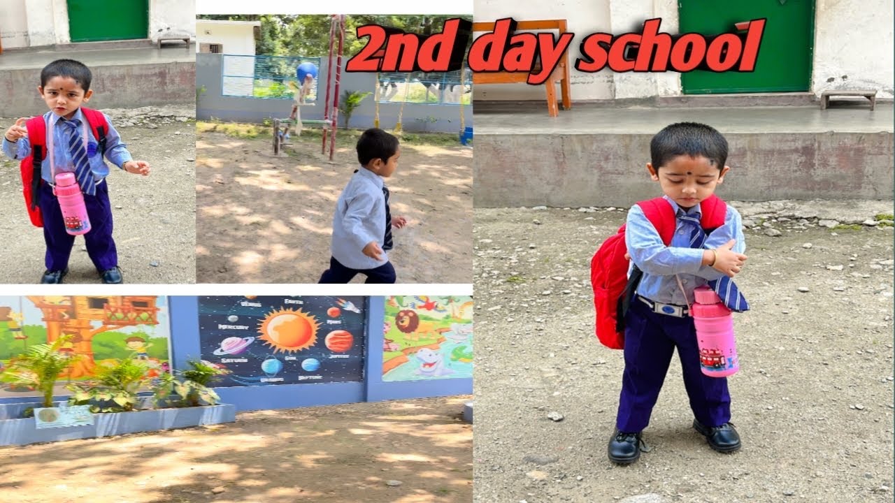 2nd day school journeyদ্বিতীয়  দিন ছেলে স্কুলে গিয়ে কি করলো🙄