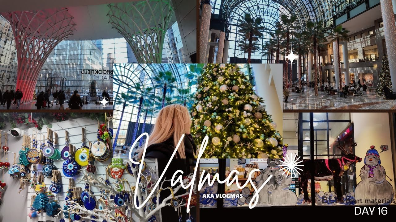 Посещение Брукфилд-плейс, Санта-Лэнда в универмаге Macy's и рождественской ярмарки на Геральд-скв...