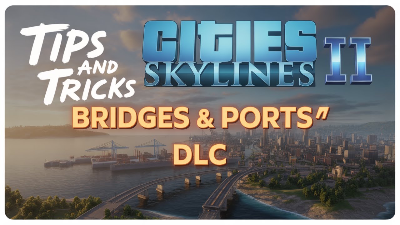 5 Easy Tips for City Skylines 2 Bridges and Ports DLC!