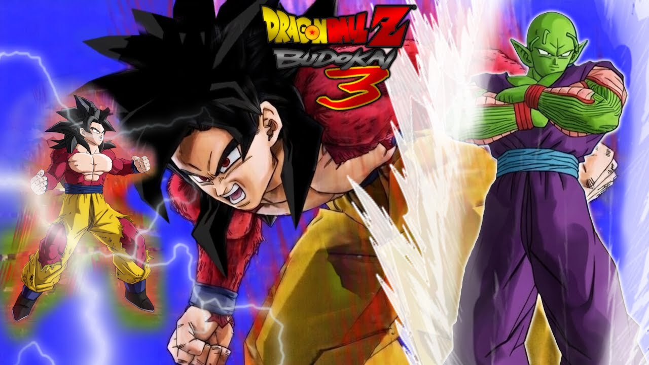 Dragon Ball Z Budokai 3 Piccolo vs Goku (Turtle Hermit Gi) Super Saiyan 4