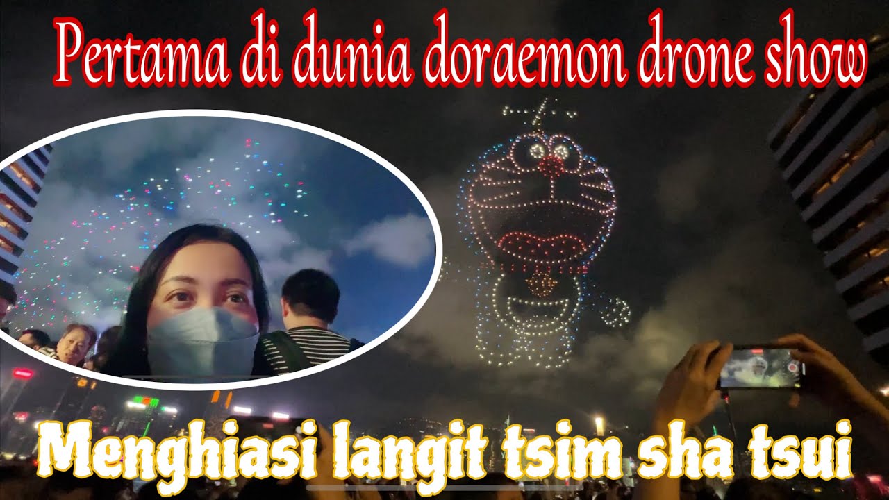 DORAEMON DRONE SHOW PERTAMA DI DUNIA ADA DIHONGKONG