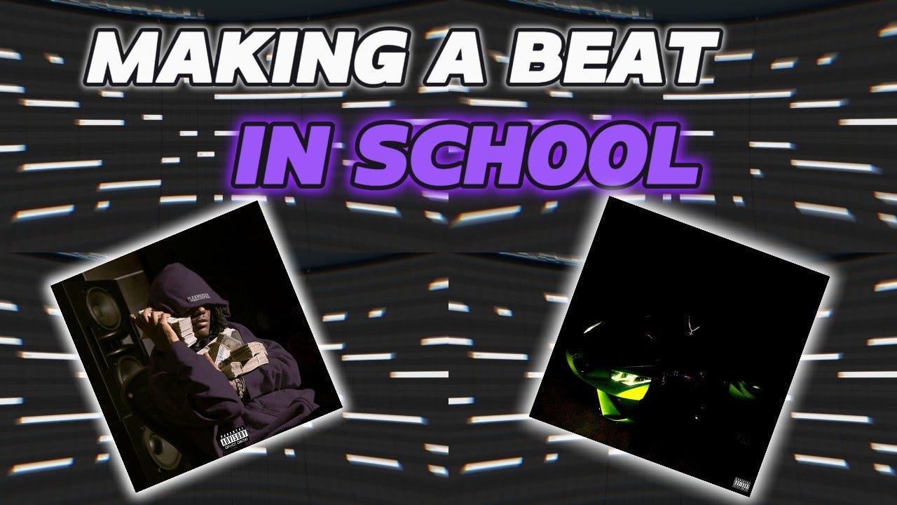 Making A Beat IN SCHOOL for OSAMASON and KEN CARSON like MISOGI