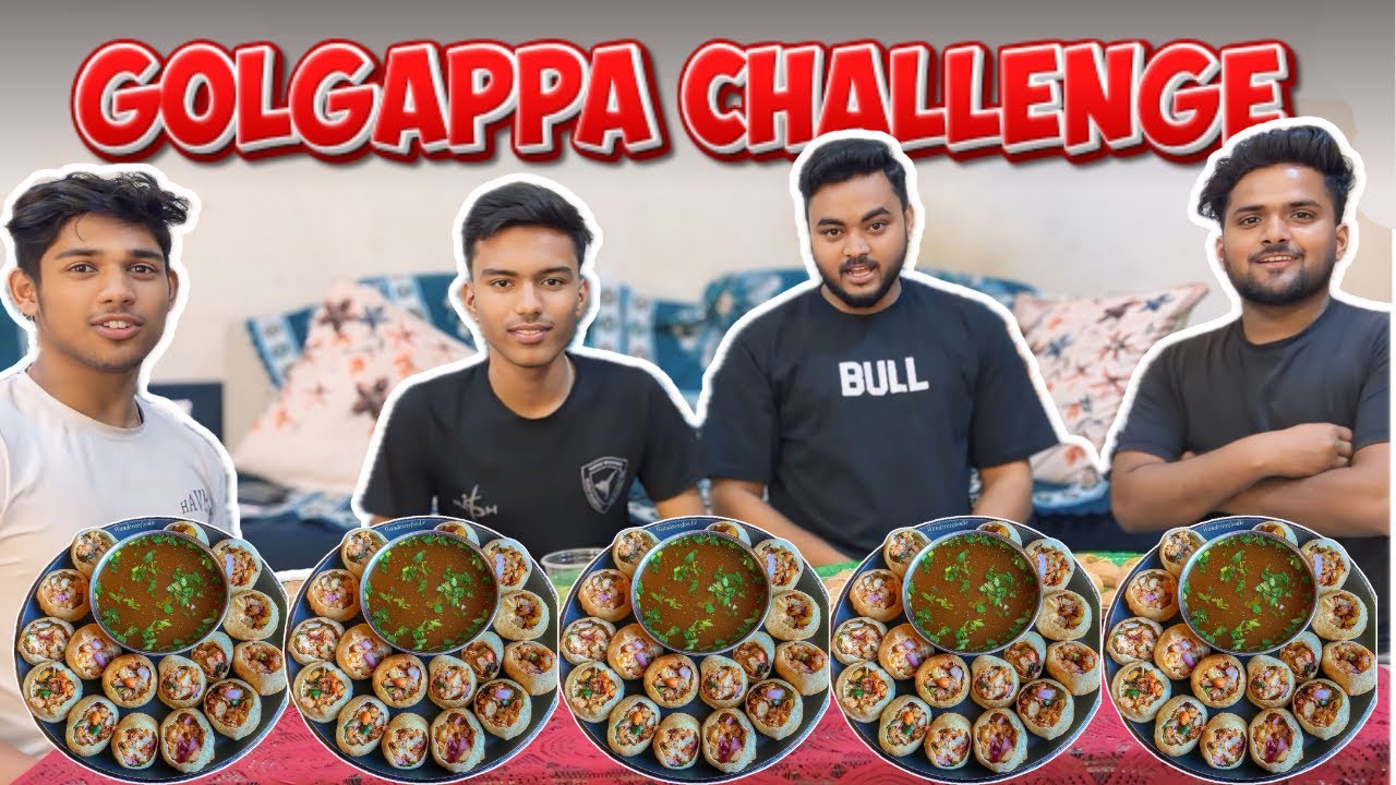 Golgappa Competition 😆 | Haarne Wale Ki Halat Kharab (Hari Mirchi Punishment)