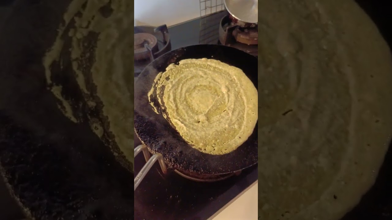 Breakfast Sprout chana and moong dal ka dosa  recipe