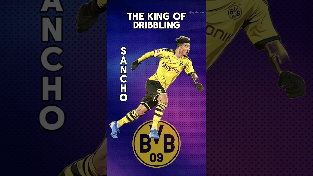 Jadon Sancho The King of Dribbling #sancho #ucl #dortmund #dribbling