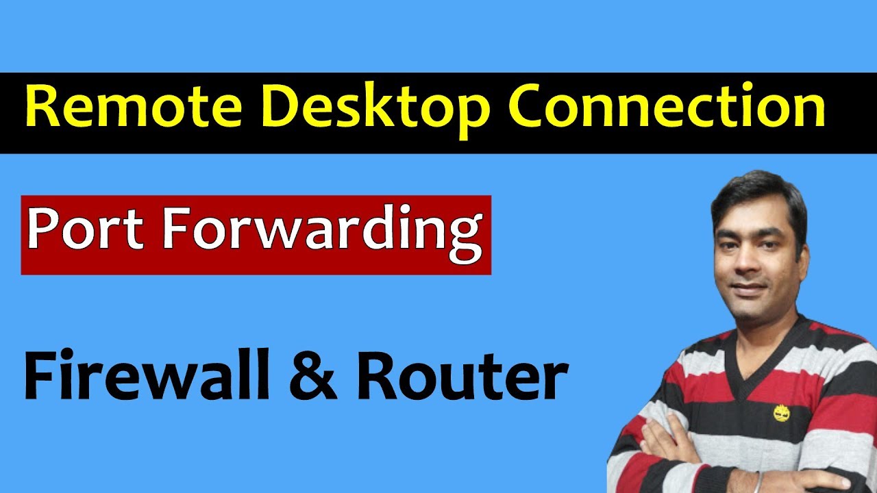 RDP - Setup Router for Remote Desktop - Change the default port of RDP (Hindi)
