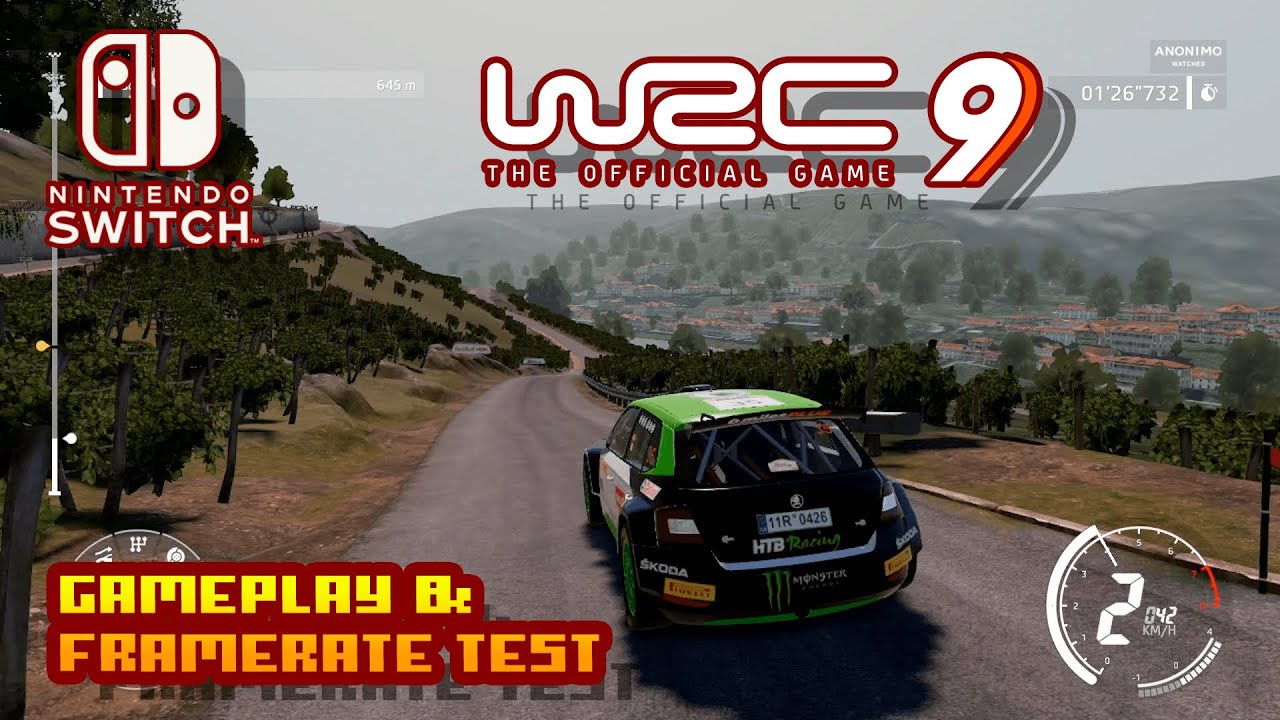 WRC 9 - (Nintendo Switch) - Framerate Test & Gameplay
