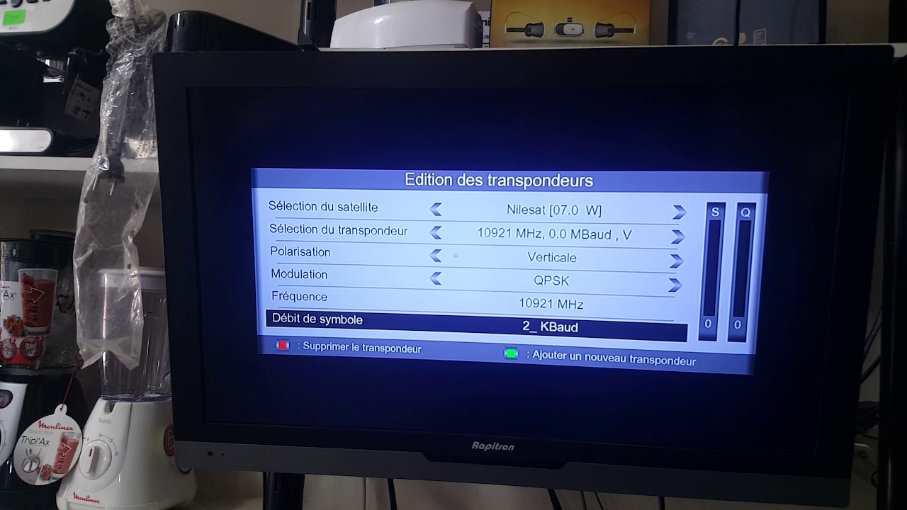 Comment entré  un nouveau Fréquence sur ATLAS 200HD إدخال تردد جديد على