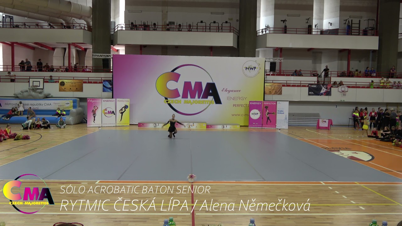 CMA MČR 2021 RYTMIC ČESK&Aacute; L&Iacute;PA Alena Němečkov&aacute; / S&Oacute;LO ACROBATIC BATON SENIOR