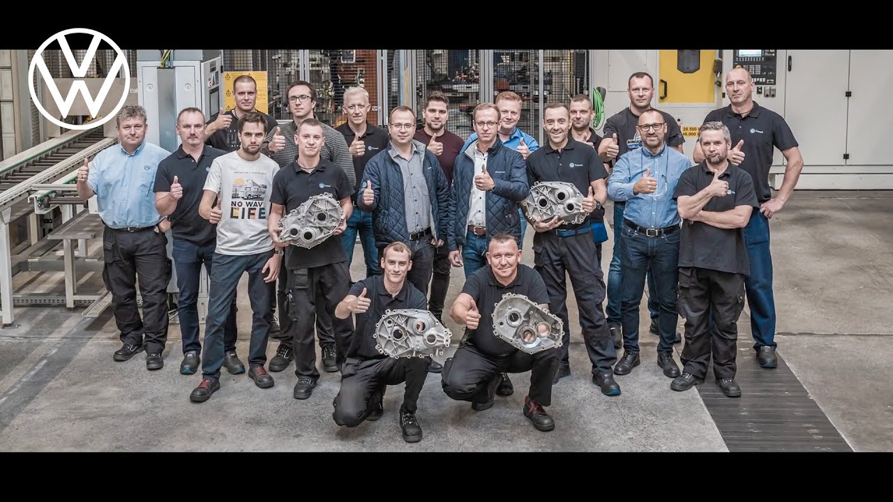 Obudowa silnika elektrycznego ID.3 produkowana w odlewni zakładów Volkswagen Poznań