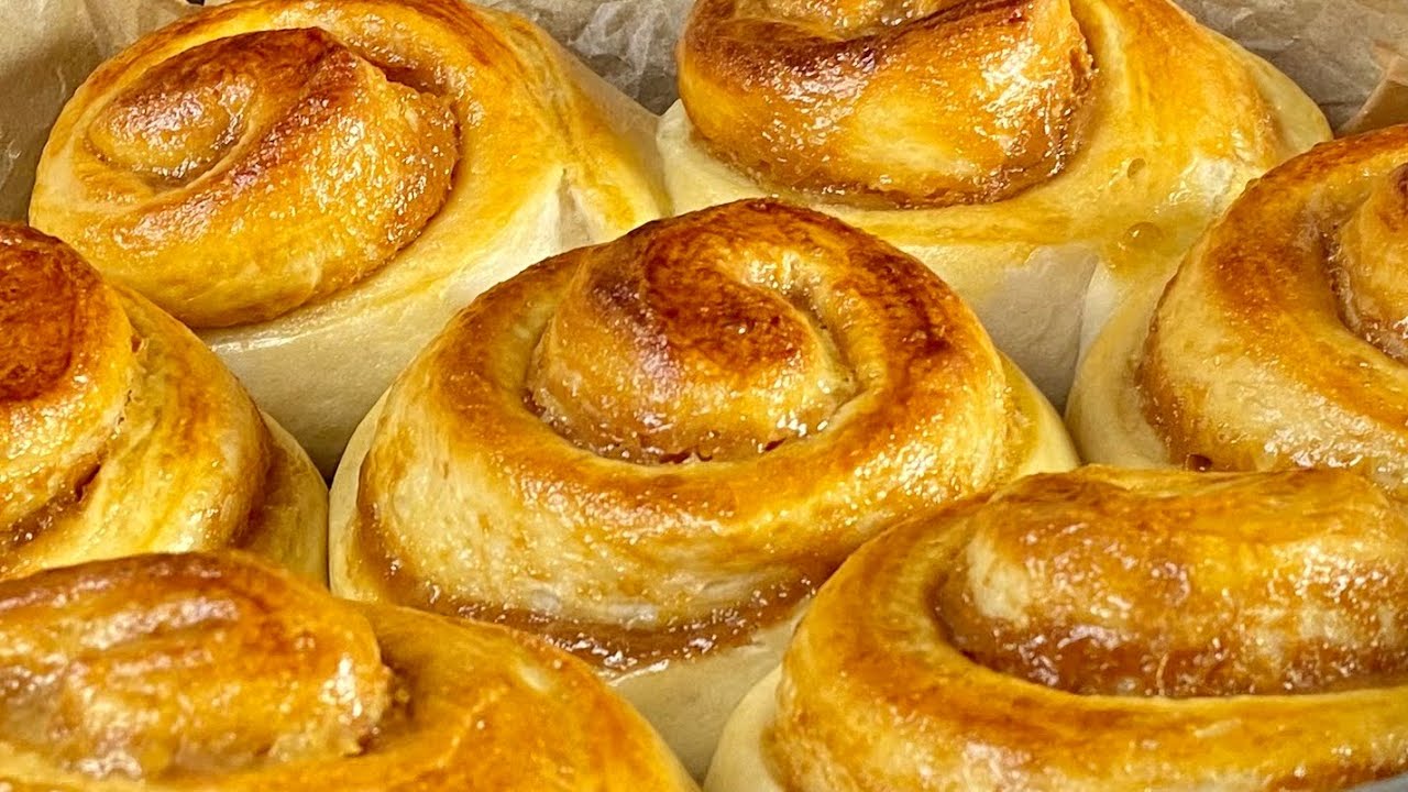 Delicious caramel rolls with a dulce de leche filling | How to make dinner rolls