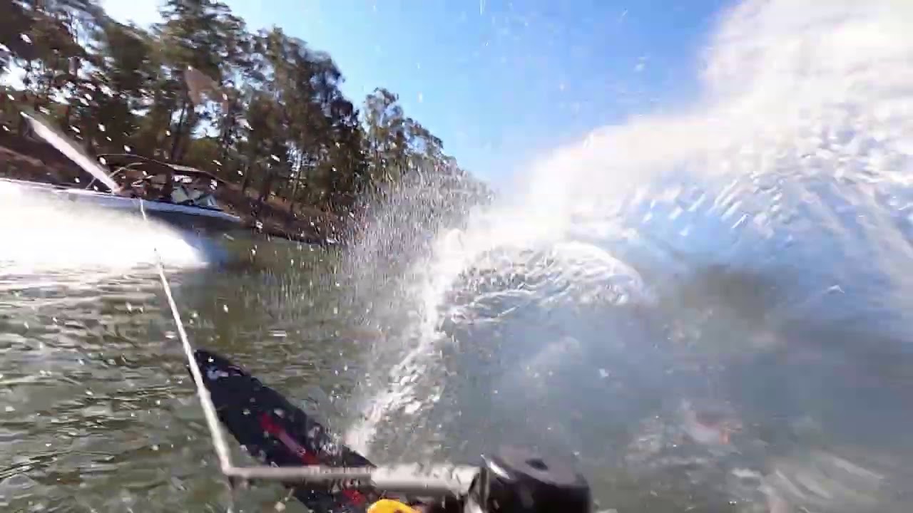 Slalom Waterski GoPro POV