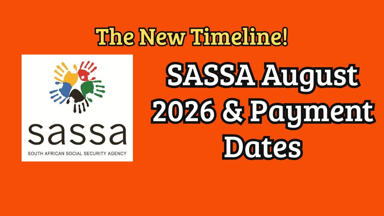 SASSA: Август 2026 и даты выплат: Новый график ✅