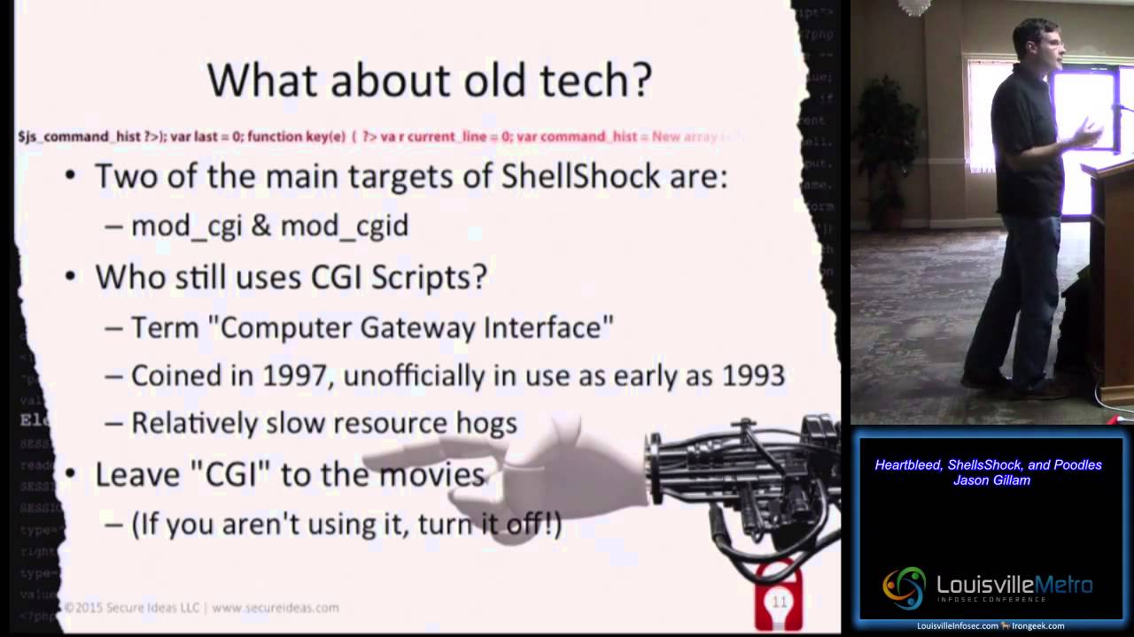 Heartbleed ShellsShock and Poodles Jason Gillam